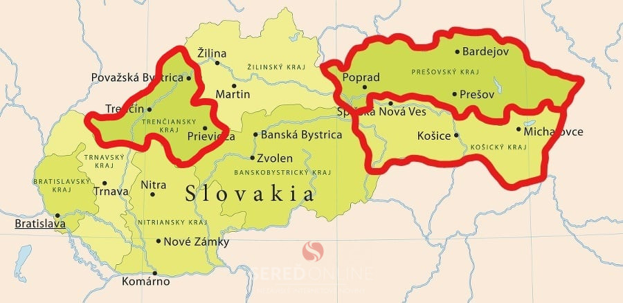 Ako by Slovensko vyzeralo v analogii Ukrajina