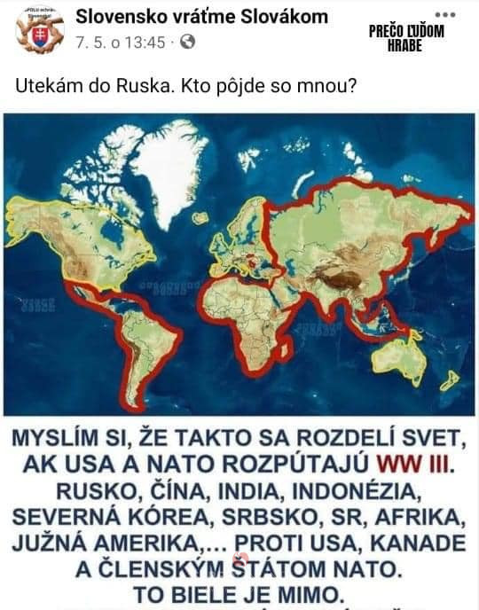 Utekam do Ruska kto pojde so mnou