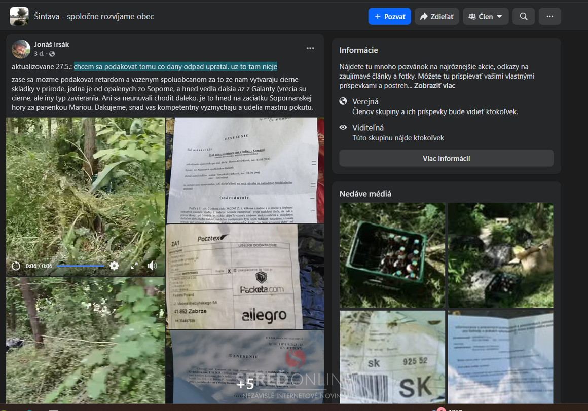 zdroj: FB/Šintava spoločne rozvíjame obec
