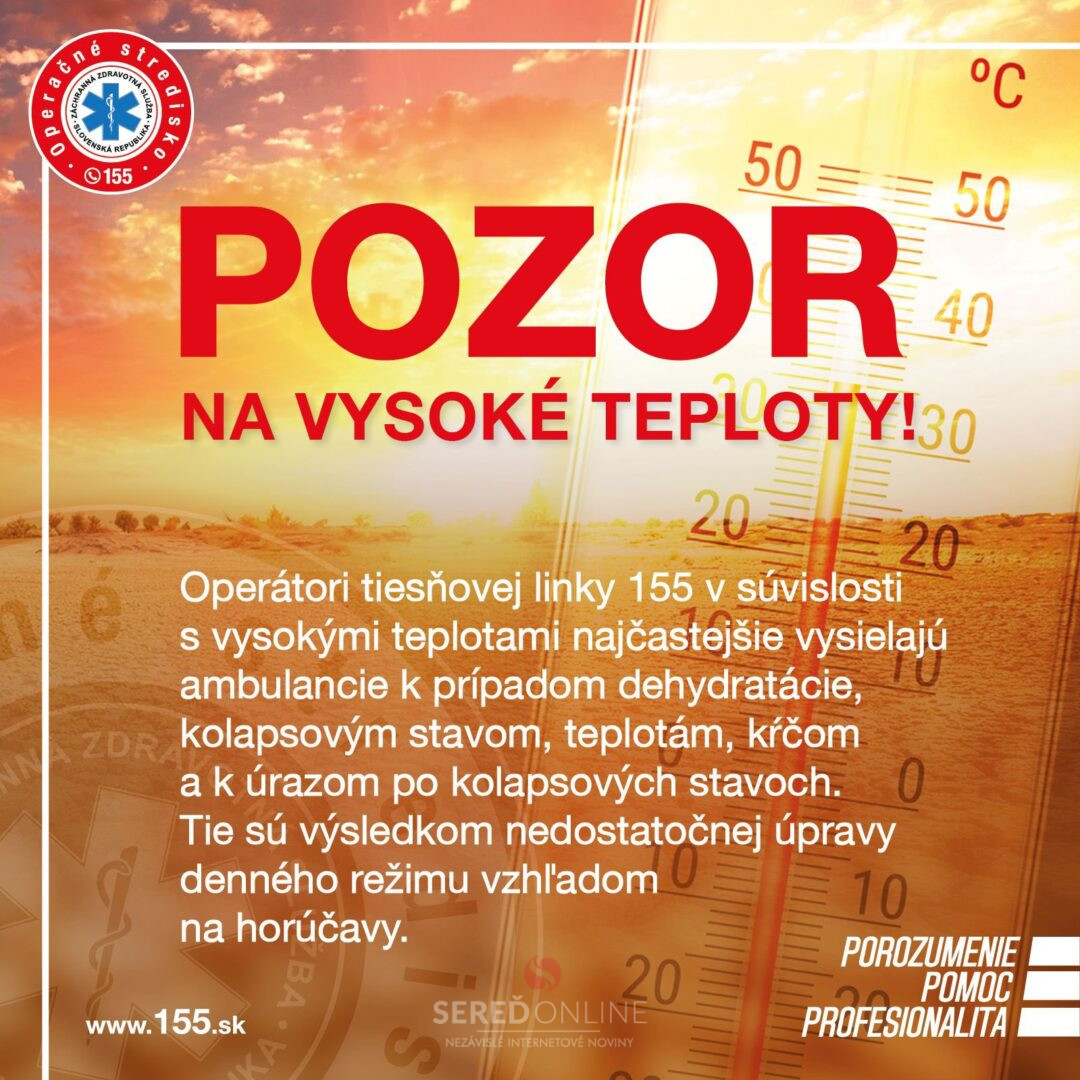 zdroj: Operačné stredisko záchrannej zdravotnej služby SR