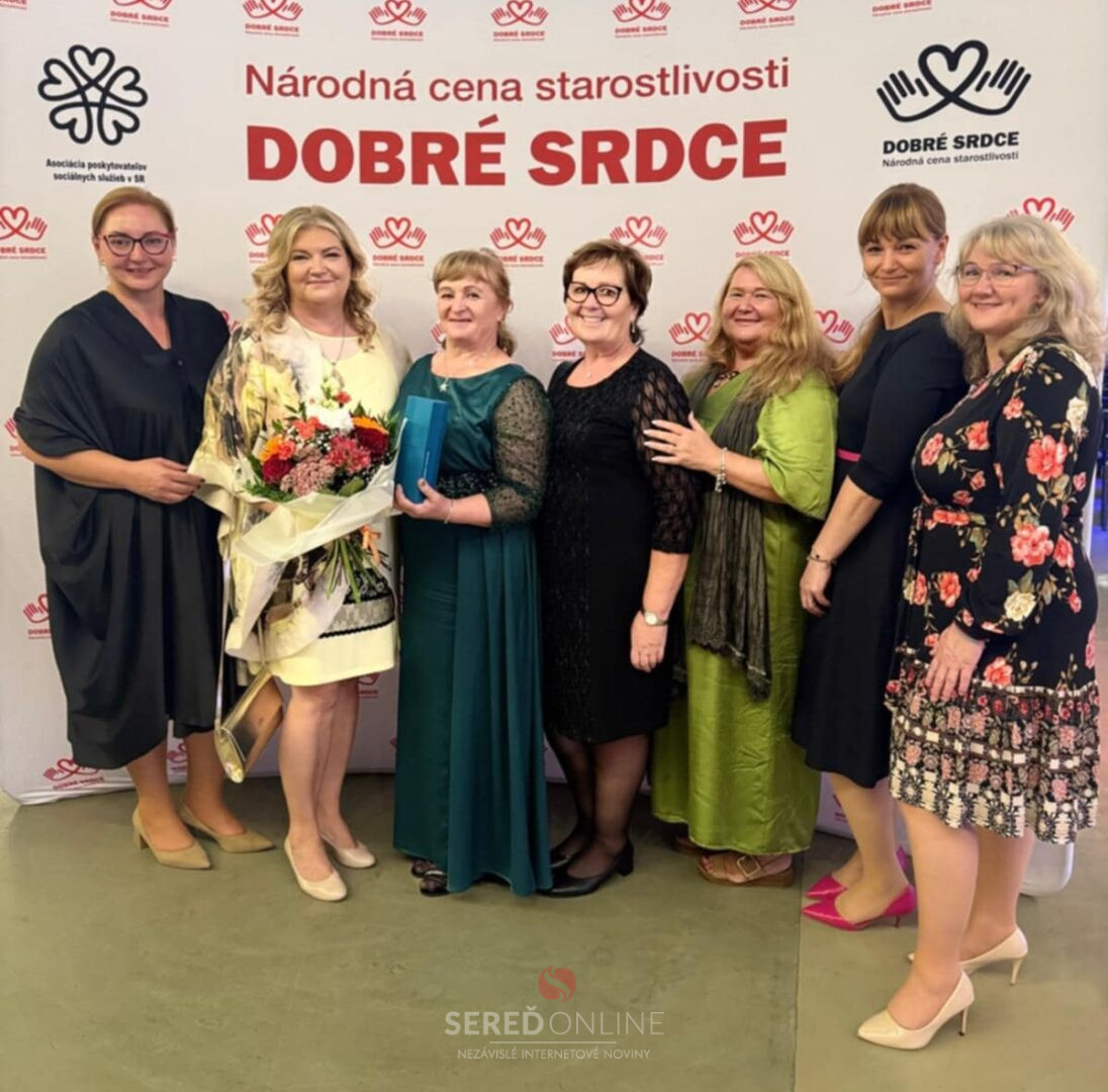 Hermína Motyčáková ocenená Národnou cenou starostlivosti DOBRÉ SRDCE