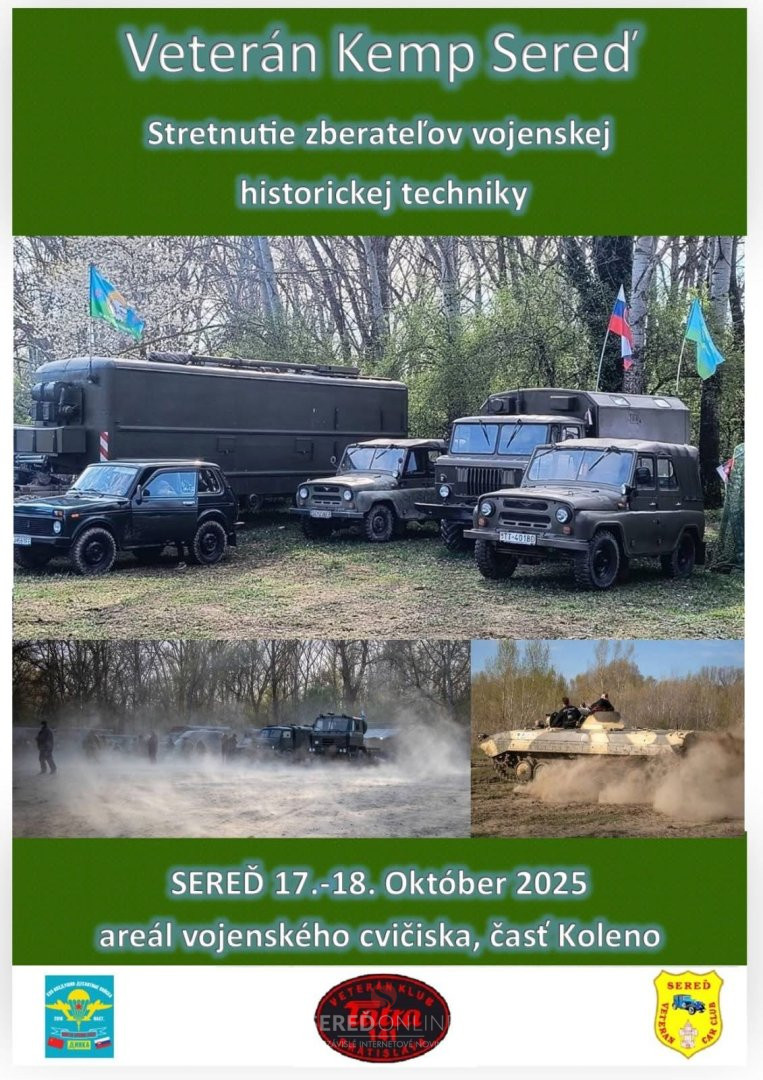 Opäť prichádza Veterán kemp Sereď