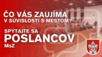 O investíciách v meste a jeho smerovaní rozhodujú poslanci. SPÝTAJTE SA ich, čo vás zaujíma – ANKETA