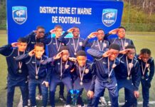 FC Melun s Dominikom Ševčíkom pred bránami finále vo francúzskej lige v kategórii u 13.