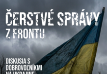 Pozvánka na diskusiu: „ČERSTVÉ SPRÁVY z frontu“ už v pondelok večer v Seredi
